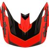 Dirt * | Troy Lee Designs Troy Lee Se5 Carbon Saber Helmet Visor Rocket Red