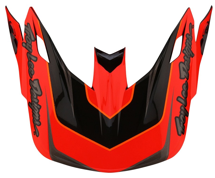 Dirt * | Troy Lee Designs Troy Lee Se5 Carbon Saber Helmet Visor Rocket Red