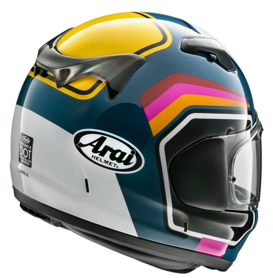 Full Face * | Arai Helmets Arai Defiant-X Number Helmet Blue