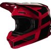 Dirt * | Fox Racing Youth V2 Hayl Helmet / Youth Lg [Blemished Very Good] Red