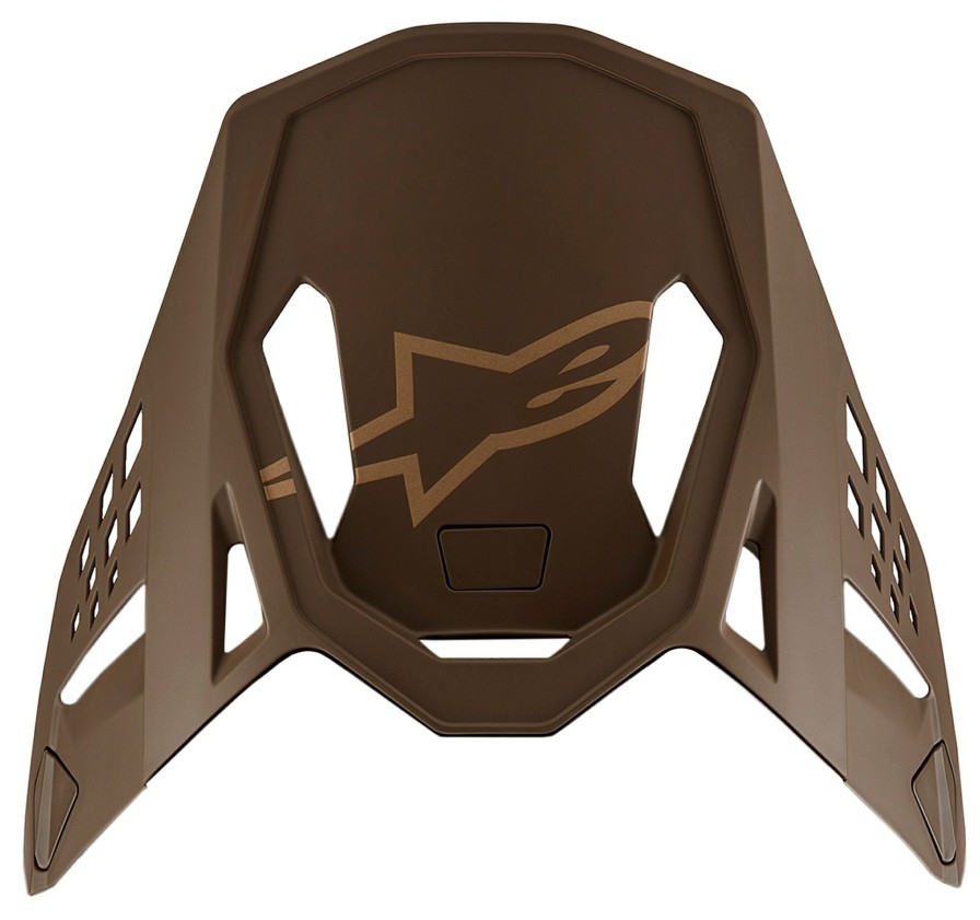 Dirt * | Alpinestars S-M10 Le Squad Peak Visor Brown/Gold