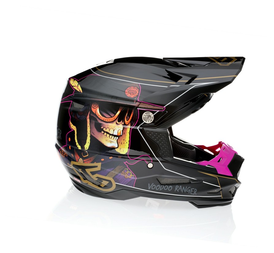 Dirt * | 6D Helmets 6D Atr-2 Voodoo Ranger Helmet Gloss Black