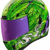 Full Face * | Icon Airform Ritemind Glow Helmet Green