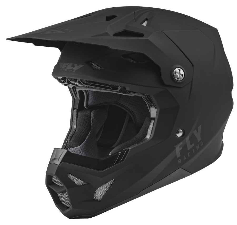 Dirt * | Fly Racing Dirt Fly Racing Youth Formula Cp Solid Helmet Matte Black