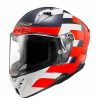 Full Face * | Ls2 Helmets Ls2 Thunder Carbon Alliance Helmet Red/White/Blue