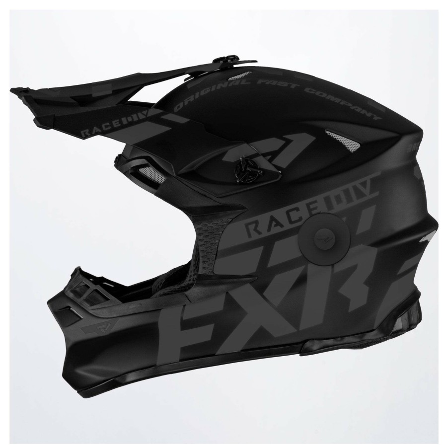 Dirt * | Fxr Blade Cold Stop Qrs Helmet With Electric Goggles Black Ops