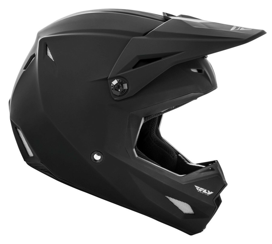 Dirt * | Fly Racing Dirt Fly Racing Youth Kinetic Helmet Matte Black