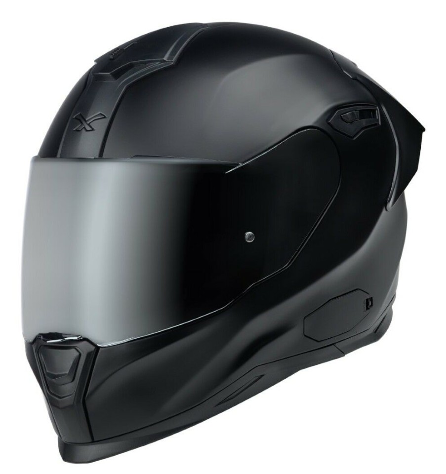 Full Face * | Nexx Helmets Nexx Sx100R Fullblack Helmet Matte Black