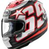 Full Face * | Arai Helmets Arai Corsair-X Nicky Reset Helmet Black/White/Red