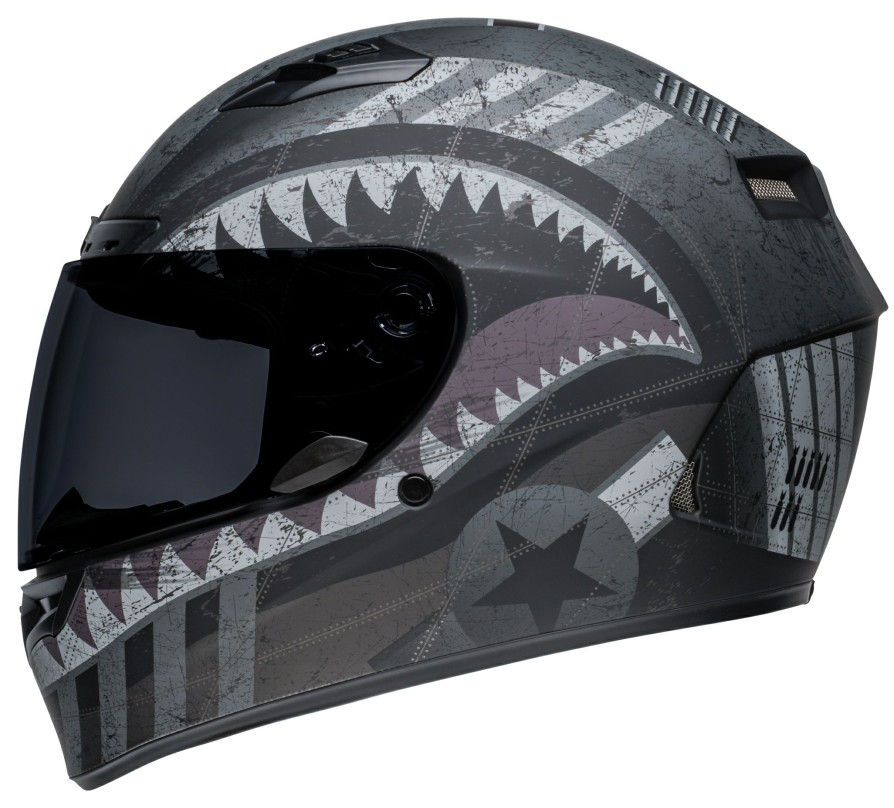 Full Face * | Bell Helmets Bell Qualifier Dlx Mips Devil May Care Helmet Black/Grey