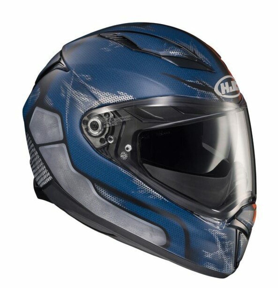 Full Face * | Hjc Helmets Hjc F70 Deathstroke Helmet Orange/Blue