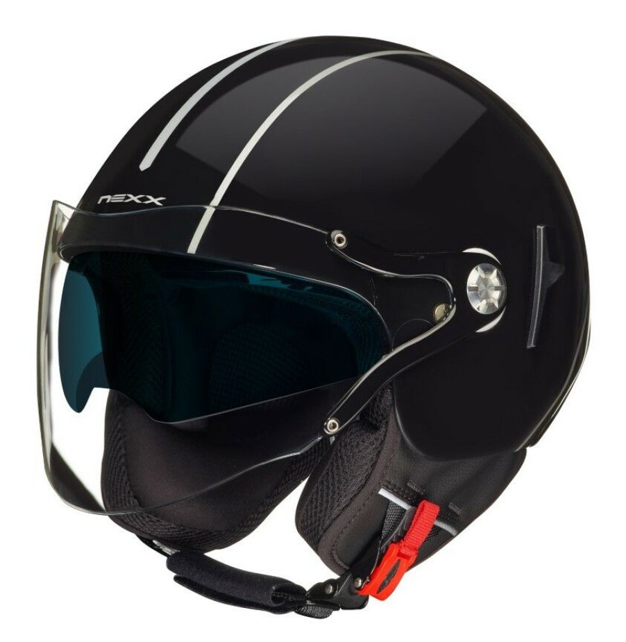 Open Face & 3/4 * | Nexx Helmets Nexx Sx60 Royale Helmet Black/Silver