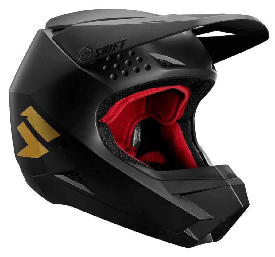 Dirt * | Shift Whit3 Label Youth Mexico Helmet Black/Gold