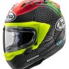 Full Face * | Arai Helmets Arai Corsair X Tatsuki Helmet Black/Hi-Viz Yellow/Red