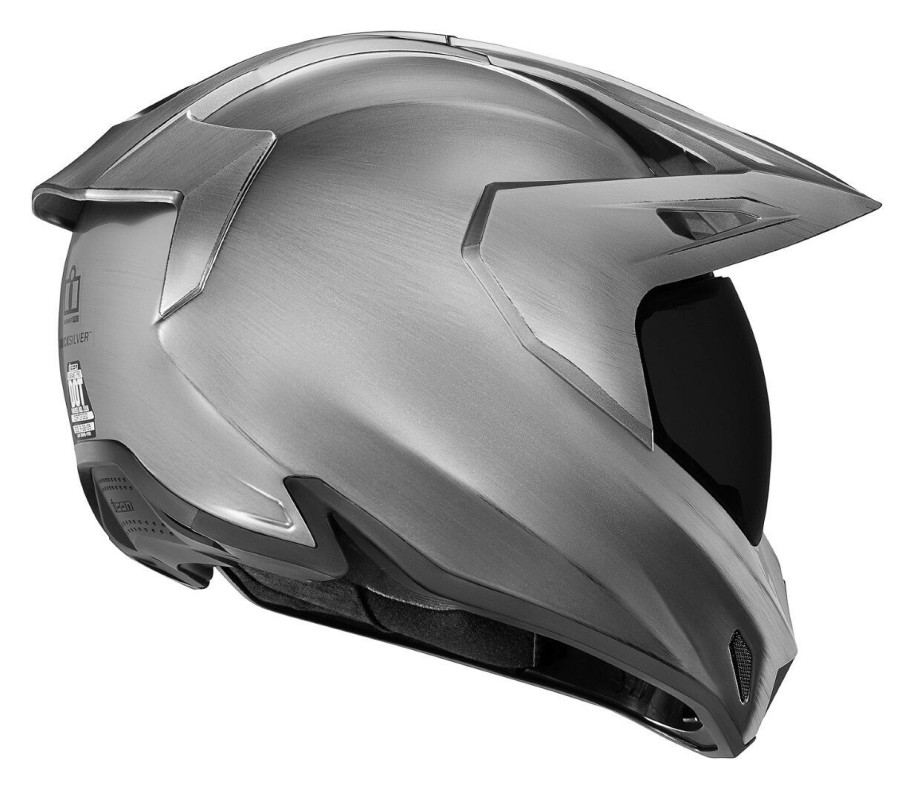 Full Face * | Icon Variant Pro Quicksilver Helmet Silver/Black