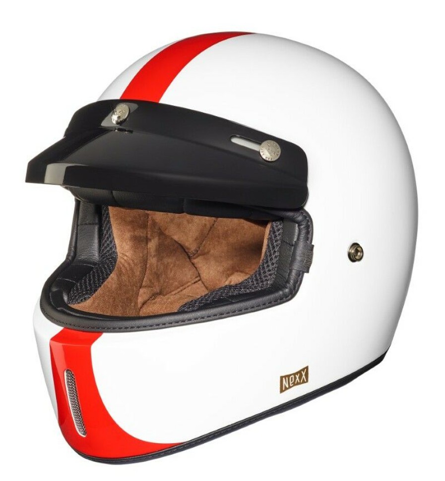 Full Face * | Nexx Helmets Nexx Xg100 Half Mile Helmet Red/White