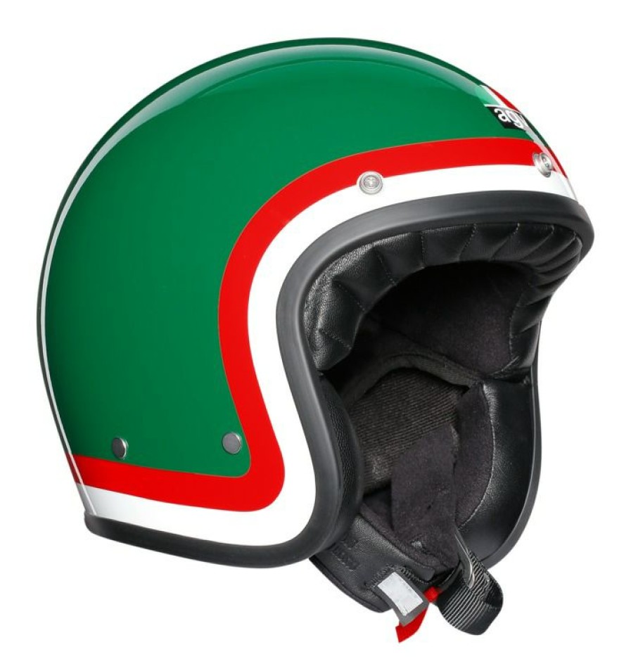 Open Face & 3/4 * | Agv Helmets Agv X70 Pasolini Helmet Green