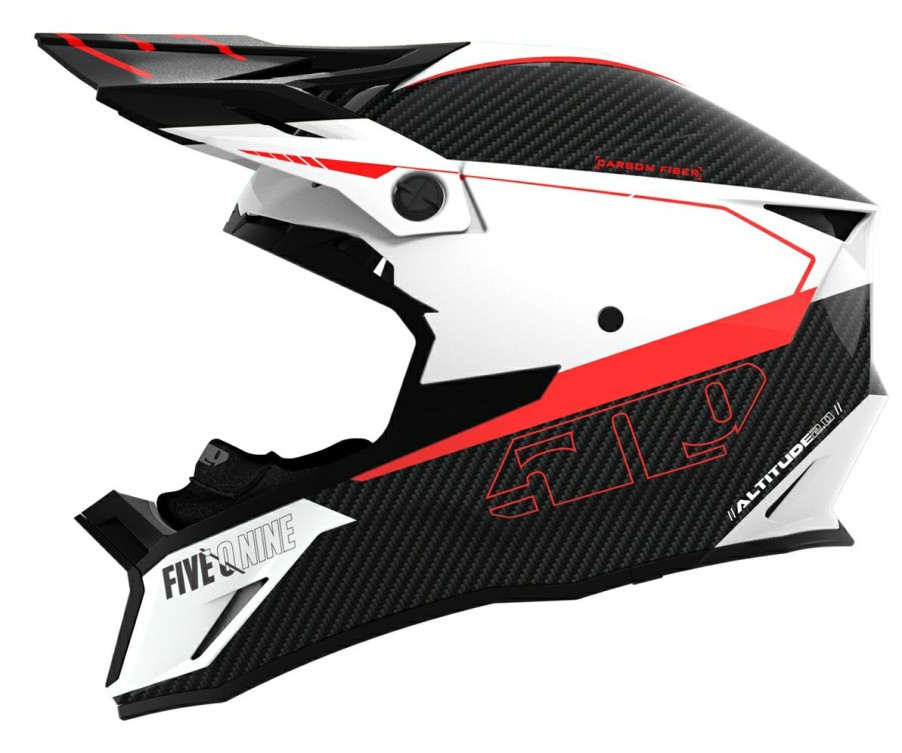 Dirt * | 509 Altitude 2.0 Pro Carbon 3K Helmet Racing Red