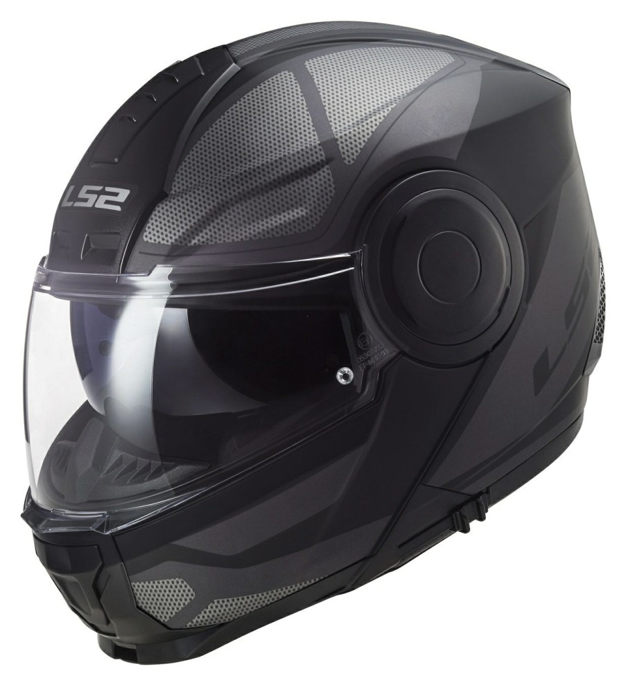 Modular * | Ls2 Helmets Ls2 Horizon Axis Helmet Titanium/Black