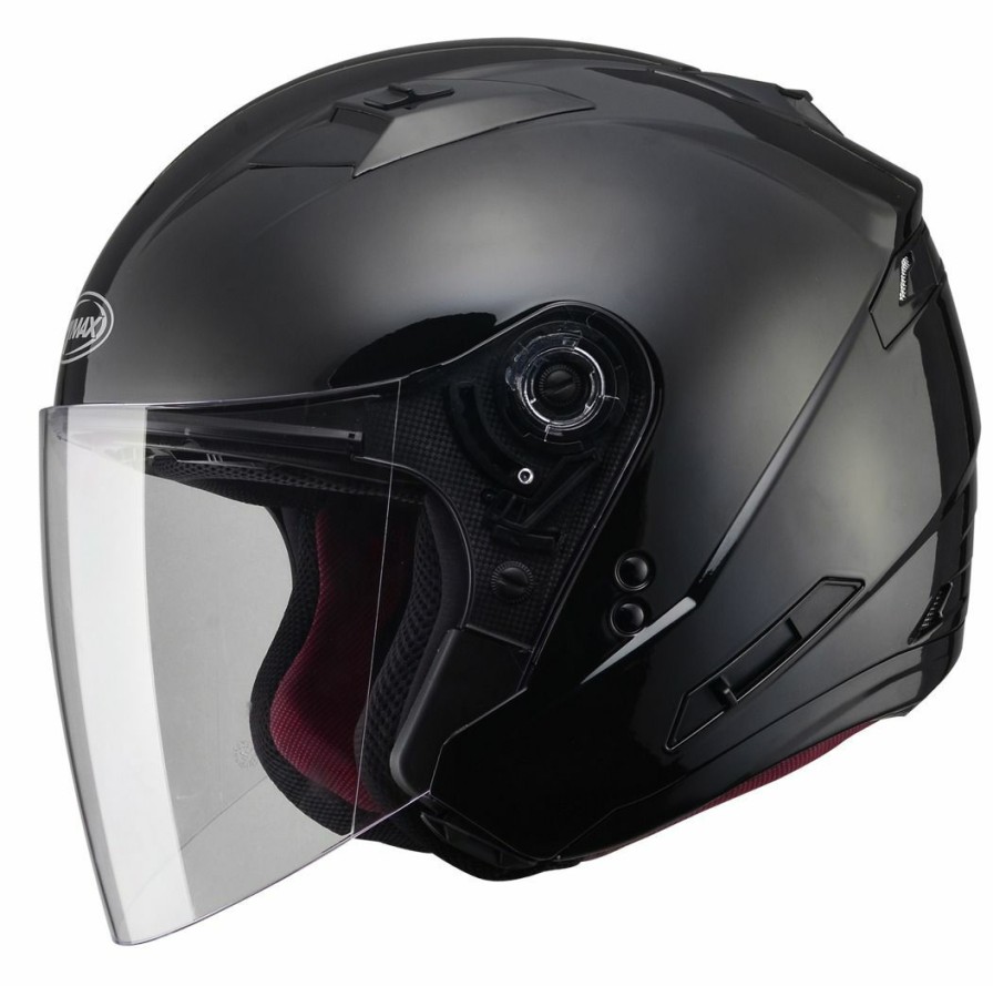 Open Face & 3/4 * | Gmax Helmets Gmax Of77 Helmet Solid