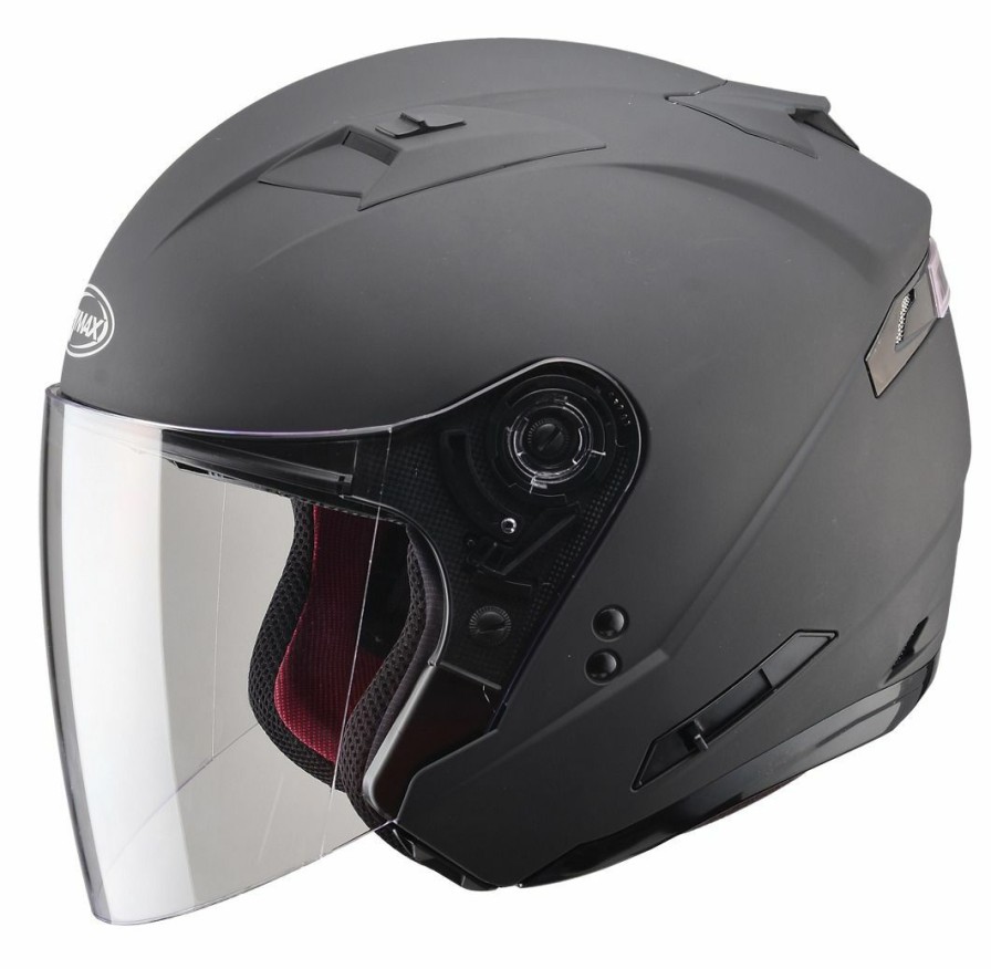 Open Face & 3/4 * | Gmax Helmets Gmax Of77 Helmet Solid