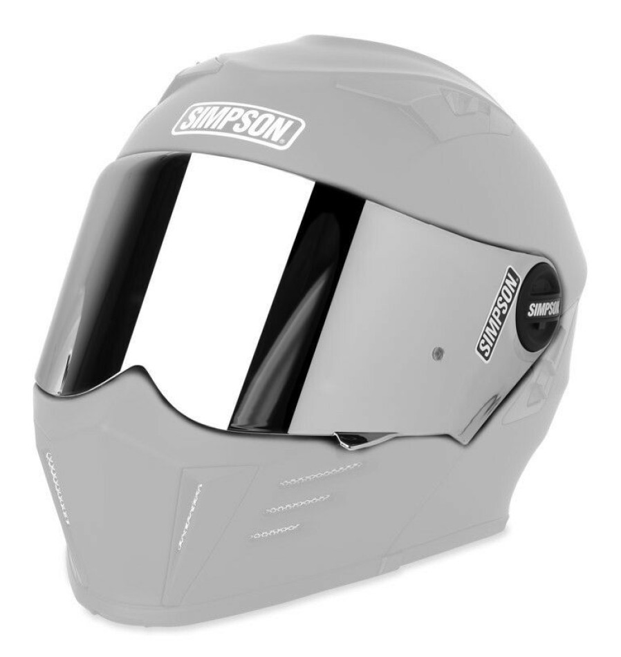 Helmet Accessories * | Simpson Helmets Simpson Mod Bandit Pinlock-Ready Face Shield