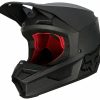 Dirt * | Fox Racing Youth V1 Matte Helmet Solid / Youth Sm [Open Box] Matte Black