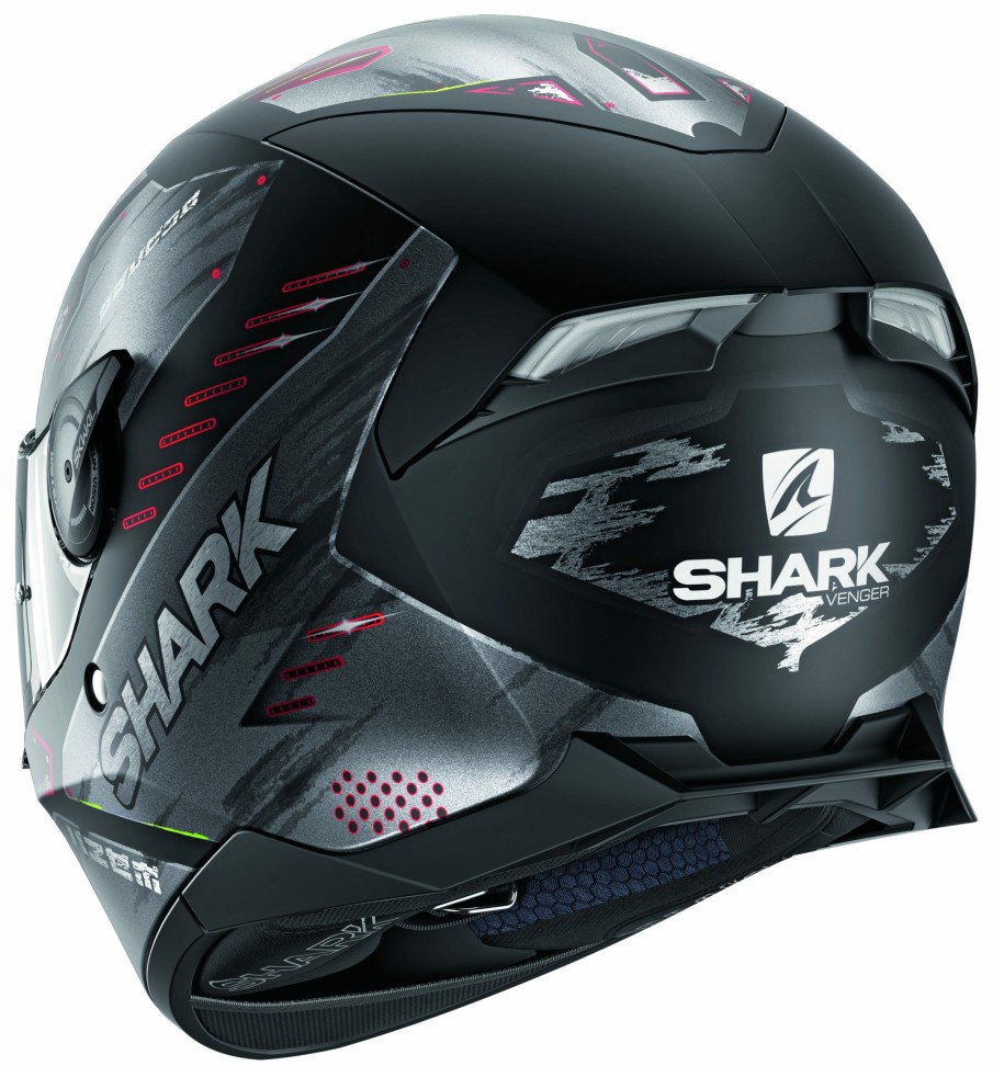 Full Face * | Shark Helmets Shark Skwal 2 Venger Helmet Black/Anthracite/Red