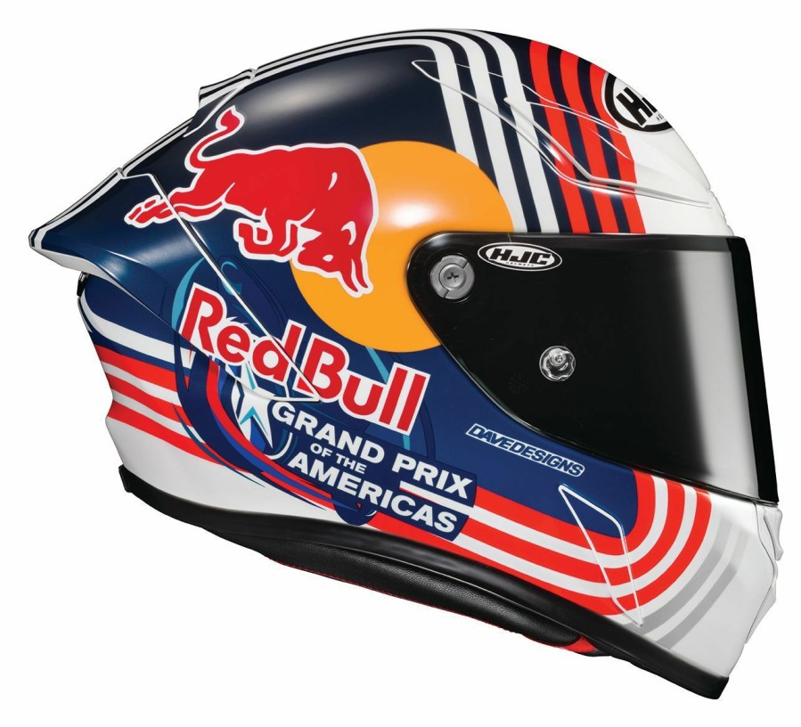 Full Face * | Hjc Helmets Hjc Rpha 1N Red Bull Austin Gp Helmet Red/White/Blue